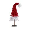 7 Ft. Pre-Lit Holiday Red Santa's Hat Artificial Christmas Tree With 500 LED Lights And 1272 Bendable Branches