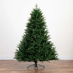6 Ft. Pre-Lit Edmonton Fir Light Show Memory Shape Artificial Christmas Tree With Instant Connect Technology -Holiday Glow Store nearly natural pre lit christmas trees t4785 44 1000