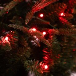 7 Ft. Pre-Lit Edmonton Fir Light Show Memory Shape Artificial Christmas Tree With Instant Connect Technology -Holiday Glow Store nearly natural pre lit christmas trees t4786 a0 1000