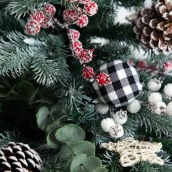 3 Ft. Pre-Lit Snow Covered Decorative Artificial Christmas Tree In Golden Planter With 80 Color Changing LED Lights -Holiday Glow Store nearly natural pre lit christmas trees t4788 fa 1000