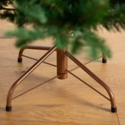 6 Ft. Pre-Lit Artificial Idaho Mixed Fir Christmas Tree With 130 Warm White LED Lights -Holiday Glow Store nearly natural pre lit christmas trees t4791 44 1000