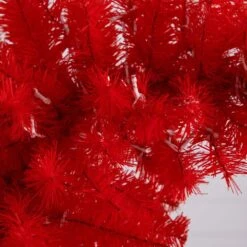 5 Ft. Pre-Lit Holiday Red Santa's Hat Artificial Christmas Tree With 300 LED Lights And 720 Tips -Holiday Glow Store nearly natural pre lit christmas trees t4794 fa 1000