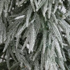 7 Ft. Flocked Down Swept Artificial Christmas Tree With 300-LED Lights 14 7 Ft. Flocked Down Swept Artificial Christmas Tree With 300-LED Lights -Holiday Glow Store nearly natural pre lit christmas trees t5241 4f 1000