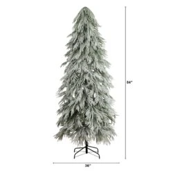 7 Ft. Flocked Down Swept Artificial Christmas Tree With 300-LED Lights 13 7 Ft. Flocked Down Swept Artificial Christmas Tree With 300-LED Lights -Holiday Glow Store nearly natural pre lit christmas trees t5241 c3 1000