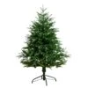 4 Ft. Pre-Lit Artificial Luxembourg Pine Christmas Tree With 120-Multicolored Traditional Bulb LED Lights -Holiday Glow Store nearly natural pre lit christmas trees t5245 64 1000