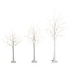 4 Ft. 5 Ft. 6 Ft. Pre-Lit Artificial White Birch Trees - (Set Of 3)