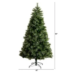 7.5 Ft. Artificial Christmas Tree With 450-Warm White Clear Globe Bulbs And LED Lights -Holiday Glow Store nearly natural pre lit christmas trees t5379 c3 1000