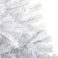 6 Ft. White Artificial Christmas Tree 11 6 Ft. White Artificial Christmas Tree -Holiday Glow Store nearly natural unlit christmas trees t1722 4f 1000