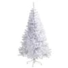 6 Ft. White Artificial Christmas Tree -Holiday Glow Store nearly natural unlit christmas trees t1722 64 1000