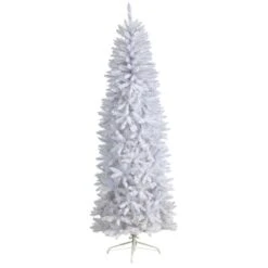 7 Ft. Slim White Artificial Christmas Tree With 995 Bendable Branches