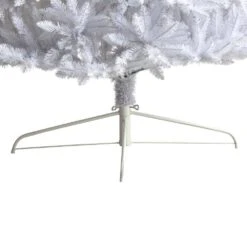 12 Ft. Slim White Artificial Christmas Tree With 3235 Bendable Branches -Holiday Glow Store nearly natural unlit christmas trees t4503 1f 1000