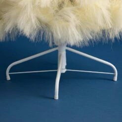 4 Ft. Unlit White Pampas Grass Artificial Christmas Tree -Holiday Glow Store nearly natural unlit christmas trees t4782 76 1000