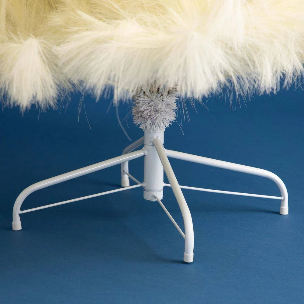 6 Ft. Unlit White Pampas Grass Artificial Christmas Tree 4 6 Ft. Unlit White Pampas Grass Artificial Christmas Tree - Image 2