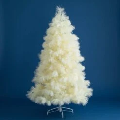 6 Ft. Unlit White Pampas Grass Artificial Christmas Tree 16 6 Ft. Unlit White Pampas Grass Artificial Christmas Tree -Holiday Glow Store nearly natural unlit christmas trees t4784 a0 1000