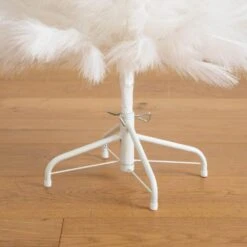 4 Ft. Artificial White Pampas Grass Christmas Tree -Holiday Glow Store nearly natural unlit christmas trees t5209 1f 1000