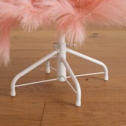 4 Ft. Artificial Pink Pampas Grass Christmas Tree -Holiday Glow Store nearly natural unlit christmas trees t5211 1f 1000