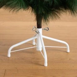 4 Ft. Artificial Green Pampas Grass Christmas Tree -Holiday Glow Store nearly natural unlit christmas trees t5213 1f 1000