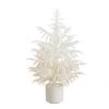 3 Ft. Artificial Real Touch White Norfolk Island Pine Christmas Tree With Natural Look 2 3 Ft. Artificial Real Touch White Norfolk Island Pine Christmas Tree With Natural Look -Holiday Glow Store nearly natural unlit christmas trees t5373 64 1000