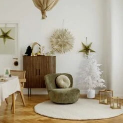 4 Ft. Artificial Real Touch White Norfolk Island Pine Christmas Tree With Natural Look 13 4 Ft. Artificial Real Touch White Norfolk Island Pine Christmas Tree With Natural Look -Holiday Glow Store nearly natural unlit christmas trees t5374 31 1000