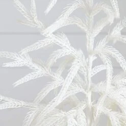 2 Ft. Artificial Real Touch White Norfolk Island Pine Christmas Tree With Natural Look -Holiday Glow Store nearly natural unlit christmas trees t5376 4f 1000